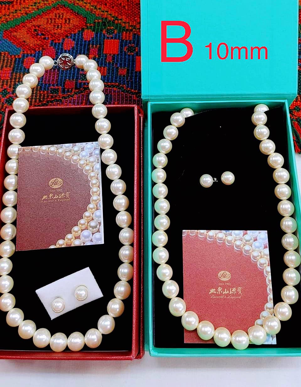 Lucoral & Lupearl pearl necklace