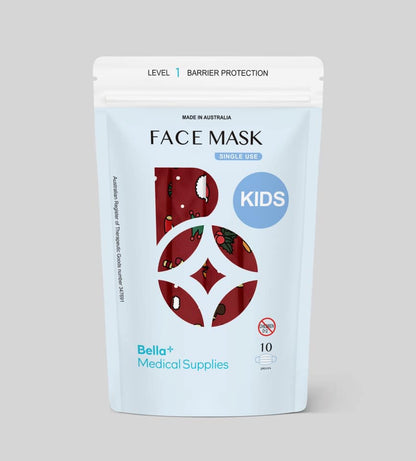 Bella Medical Australian Made Coloured Face Mask - Family match sets - Level 1