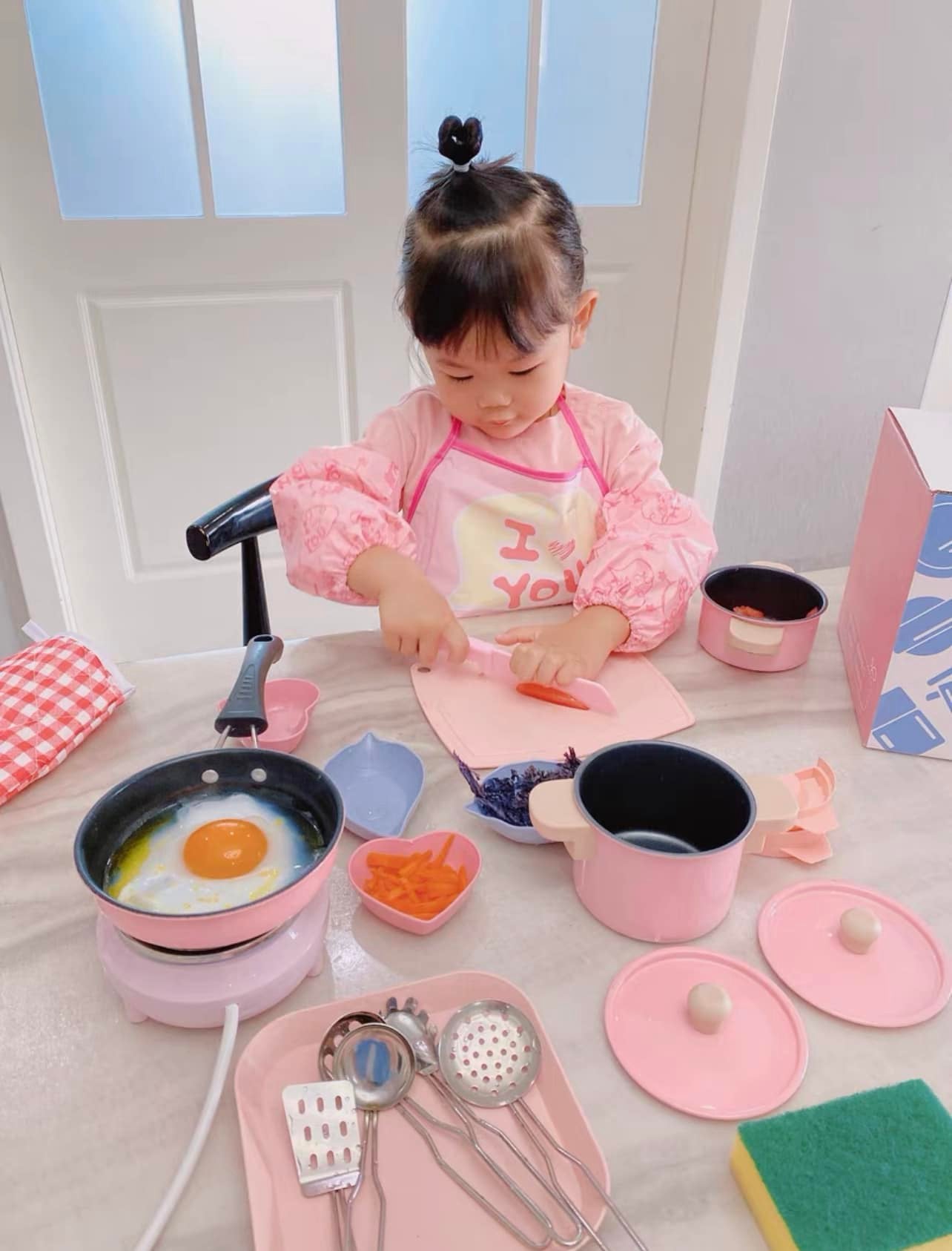 Real cooking tiny kitchen