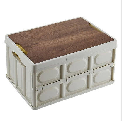 Wooden Foldable storage Box